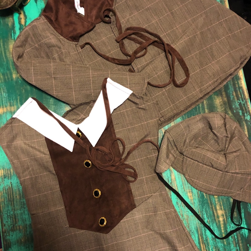 Sherlock Holmes/Upscale Georgeous Sexy Costume